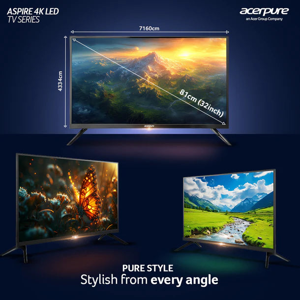 Acerpure 32 inch HD(AP32HG41AFLAD)D-LED, Google TV