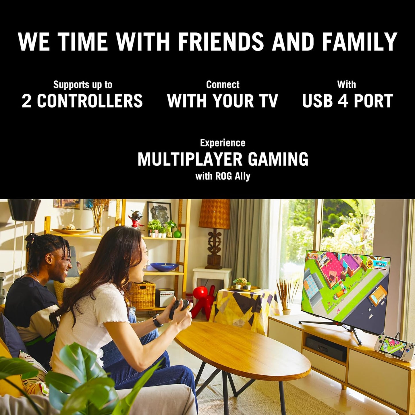 ASUS ROG Ally Handheld Gaming Console (17.78cm (7)/120Hz/AMD Ryzen Z1 Extreme Processor/16GB/512GB SSD/Windows 11 Home/White) RC71L-NH001W