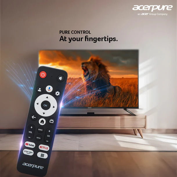 Acerpure 140 cm (55 inch) Lumivista Series UHD Ready LED Smart Google TV (Black)
