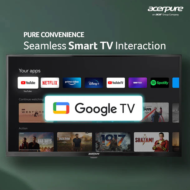 Acerpure 80 cm (32 inch) Aspire HD Ready LED Smart Google TV (Black)