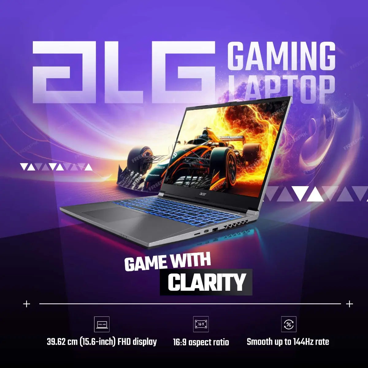 ACER ALG GAMING UN.34LSI.001 I7-13620H/16GB RAM /512GB SSD/ 6GB RTX 3050/15.6 FHD /WIN11 SL/STEEL GREY LAPTOP
