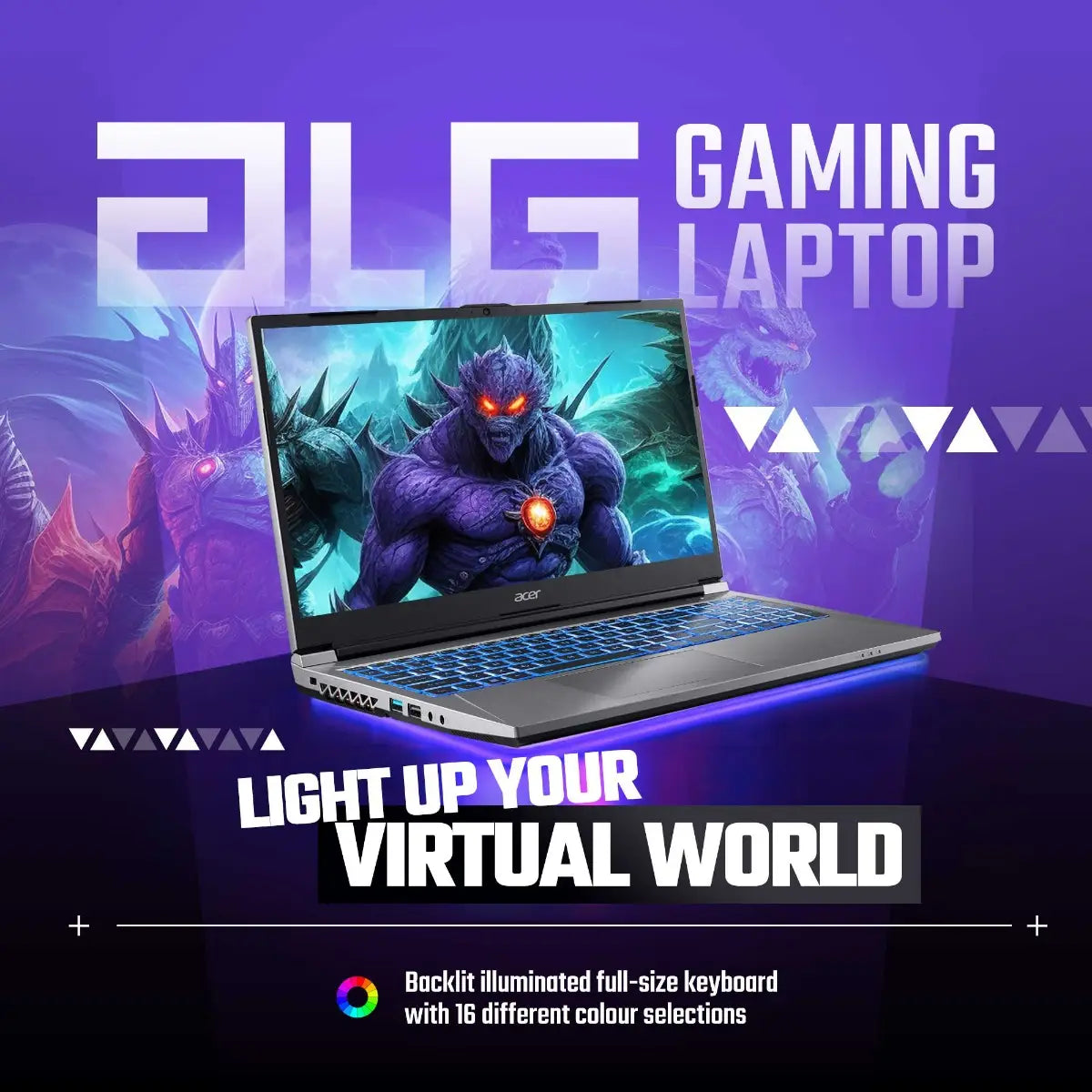 ACER ALG GAMING UN.34LSI.001 I7-13620H/16GB RAM /512GB SSD/ 6GB RTX 3050/15.6 FHD /WIN11 SL/STEEL GREY LAPTOP