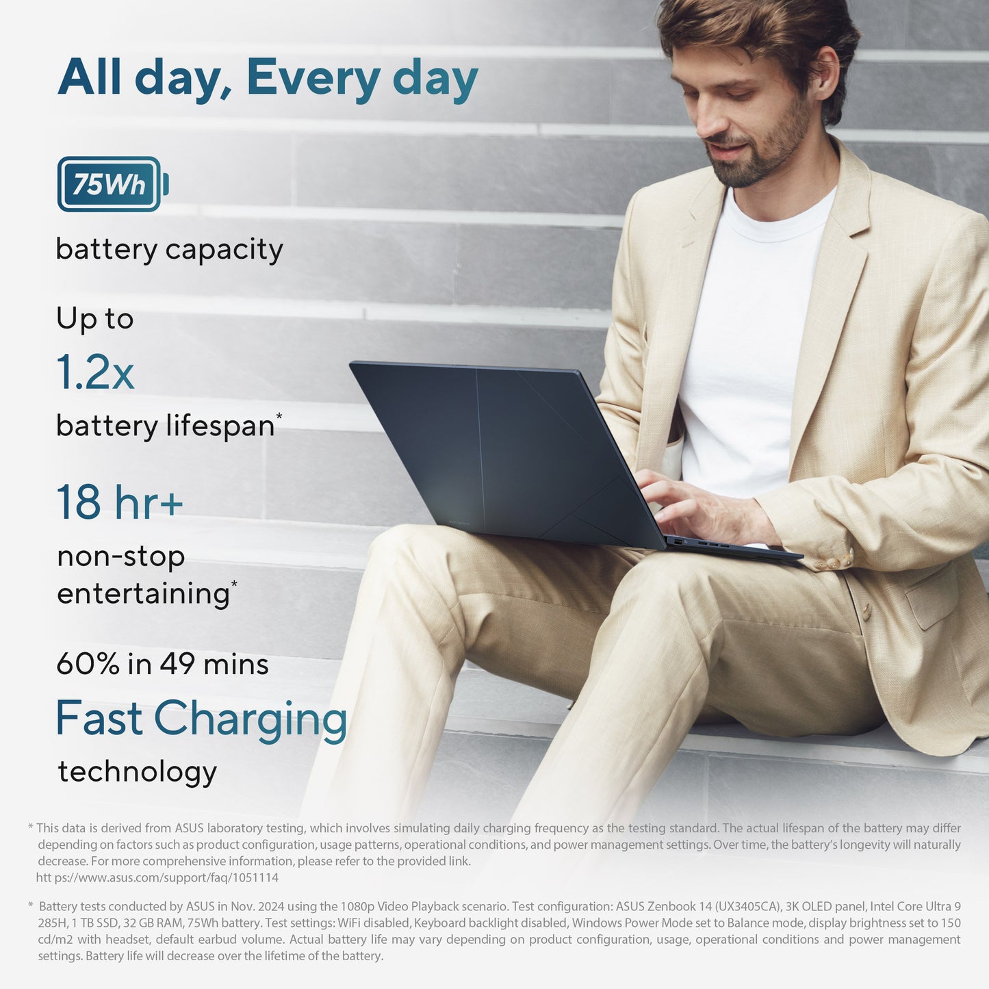 ASUS Zenbook 14 OLED UX3405CA-PZ163WS