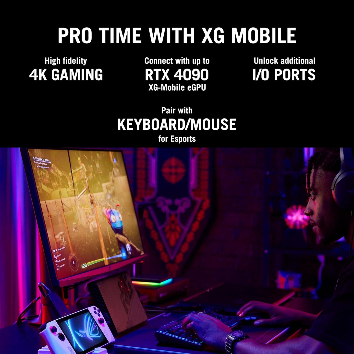 ASUS ROG Ally Handheld Gaming Console (17.78cm (7)/120Hz/AMD Ryzen Z1 Extreme Processor/16GB/512GB SSD/Windows 11 Home/White) RC71L-NH001W