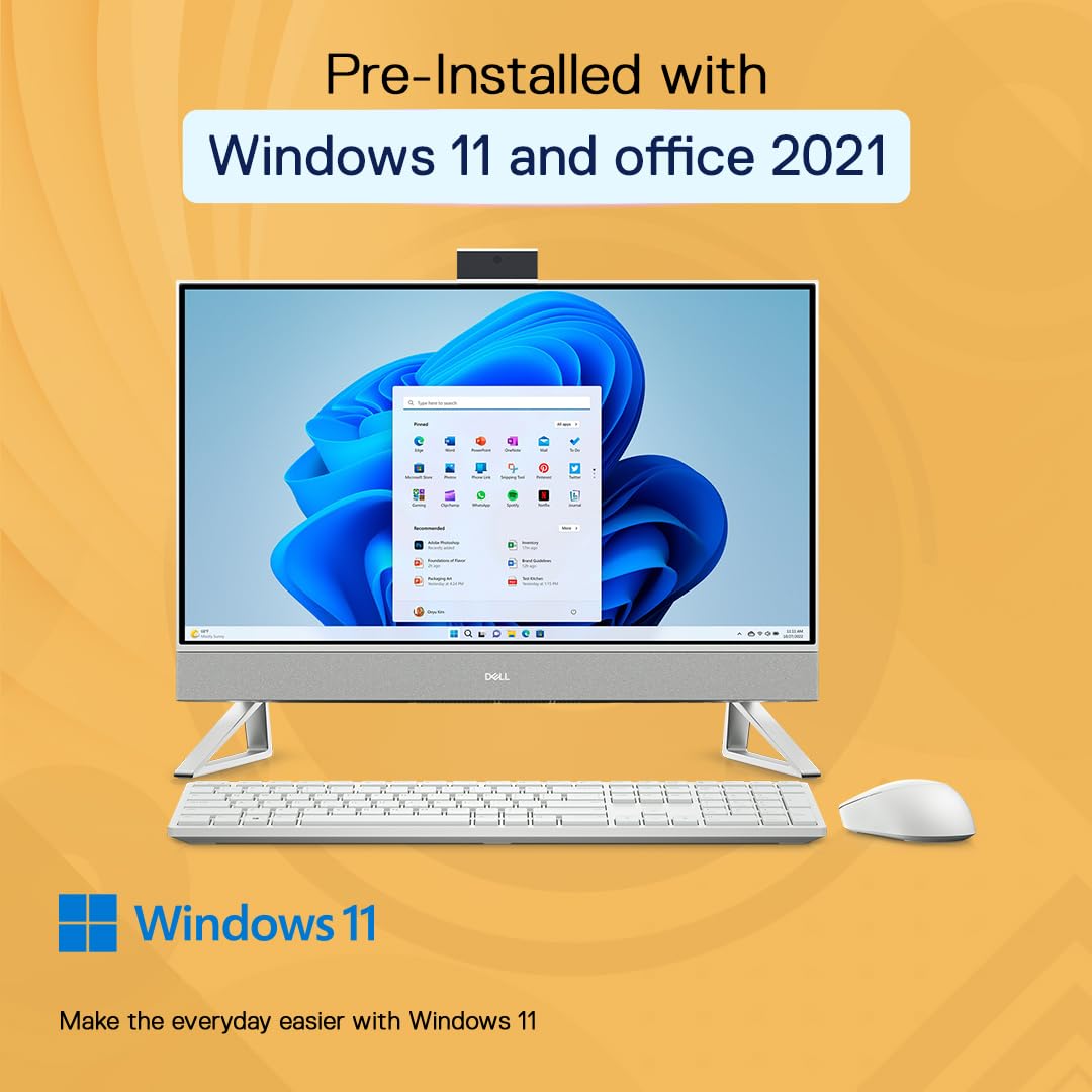 DELL AIO 5430 OIA5430103403RINW1 – Intel Core 3, 8GB RAM, 512GB SSD, FHD Display