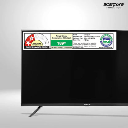 Acerpure by Acer (2024 Series) 127 cm ELEVATE TV(50 inch) Ultra HD (4K) QLED Smart Google TV with Google OS | Dolby Audio