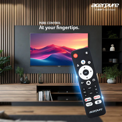 Acerpure 109 cm (43 inch) Lumivista Series UHD Ready LED Smart Google TV (Black)