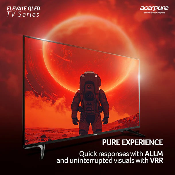 Acerpure by Acer (2024 Series) 127 cm ELEVATE TV(50 inch) Ultra HD (4K) QLED Smart Google TV with Google OS | Dolby Audio