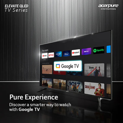Acerpure by Acer (2024 Series) 127 cm ELEVATE TV(50 inch) Ultra HD (4K) QLED Smart Google TV with Google OS | Dolby Audio